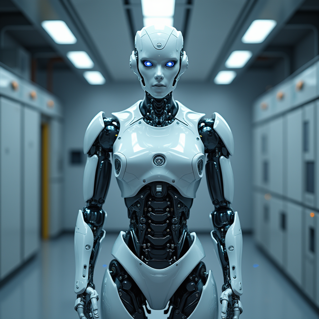 Robot in action